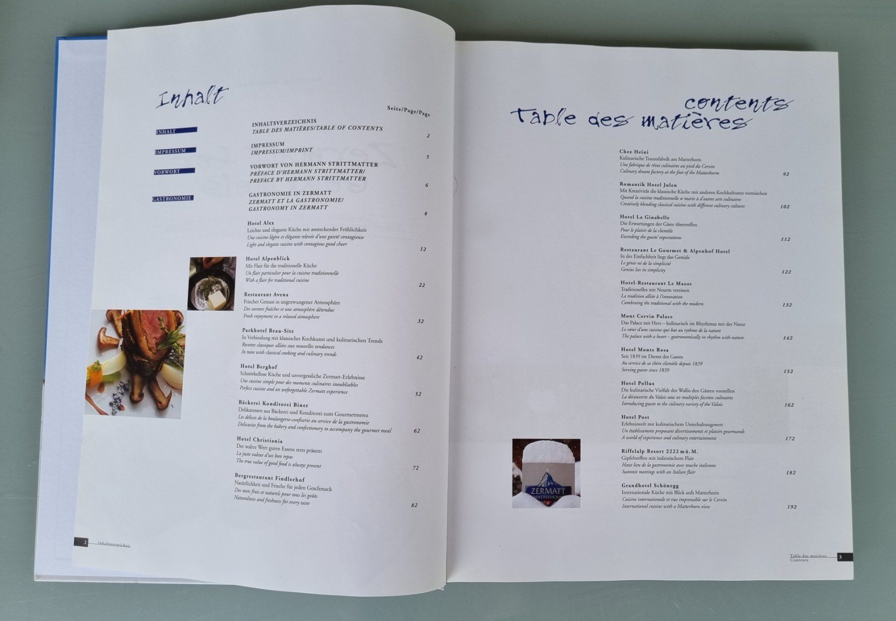 Libri: Zermatt for Gourmets - Bildband Kochbuch – Usato da Opfikon venduto da Diversamente 3