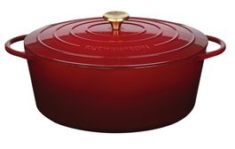 KüCHENPROFI Bräter Guss oval médoc 35 cm / 8.9L