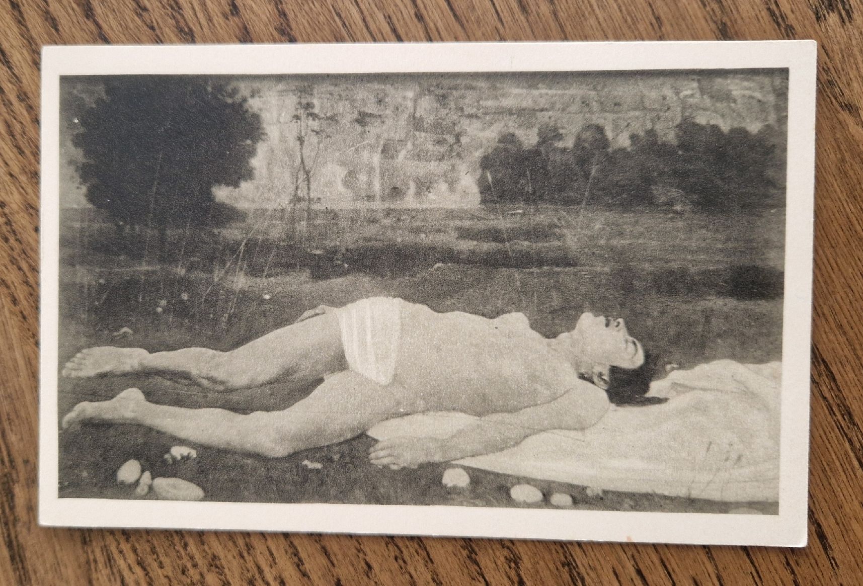 Cartoline postali: Kunstkarte, Ferdinand Hodler, Abel – Usato da Ebikon venduto da Donar50
