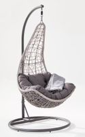 Fauteuil suspendu gris bon état extérieur/intérieur