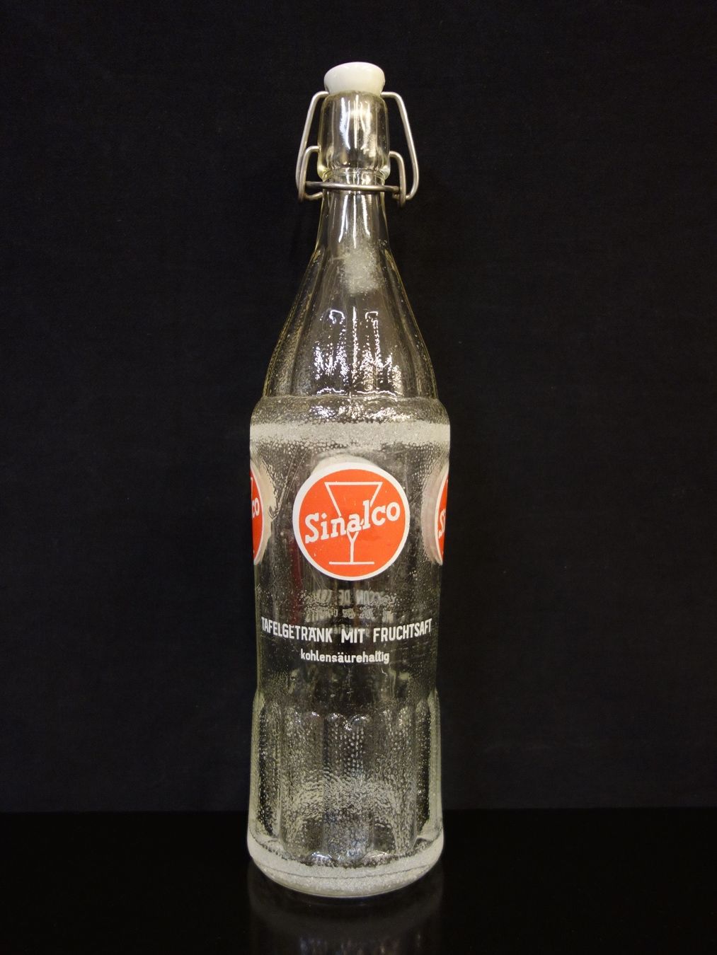 Sinalco Gläser, Krüge & Flaschen: alte Flasche SINALCO 1958-1964 BÜLACH – Gebraucht aus Kerzers von Flaschenposten 1