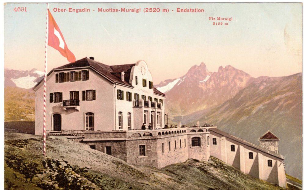 Ansichtskarten: St. Moritz - Standseilbahn Muottas Muragl – Gebraucht aus Binningen von Mountainrider