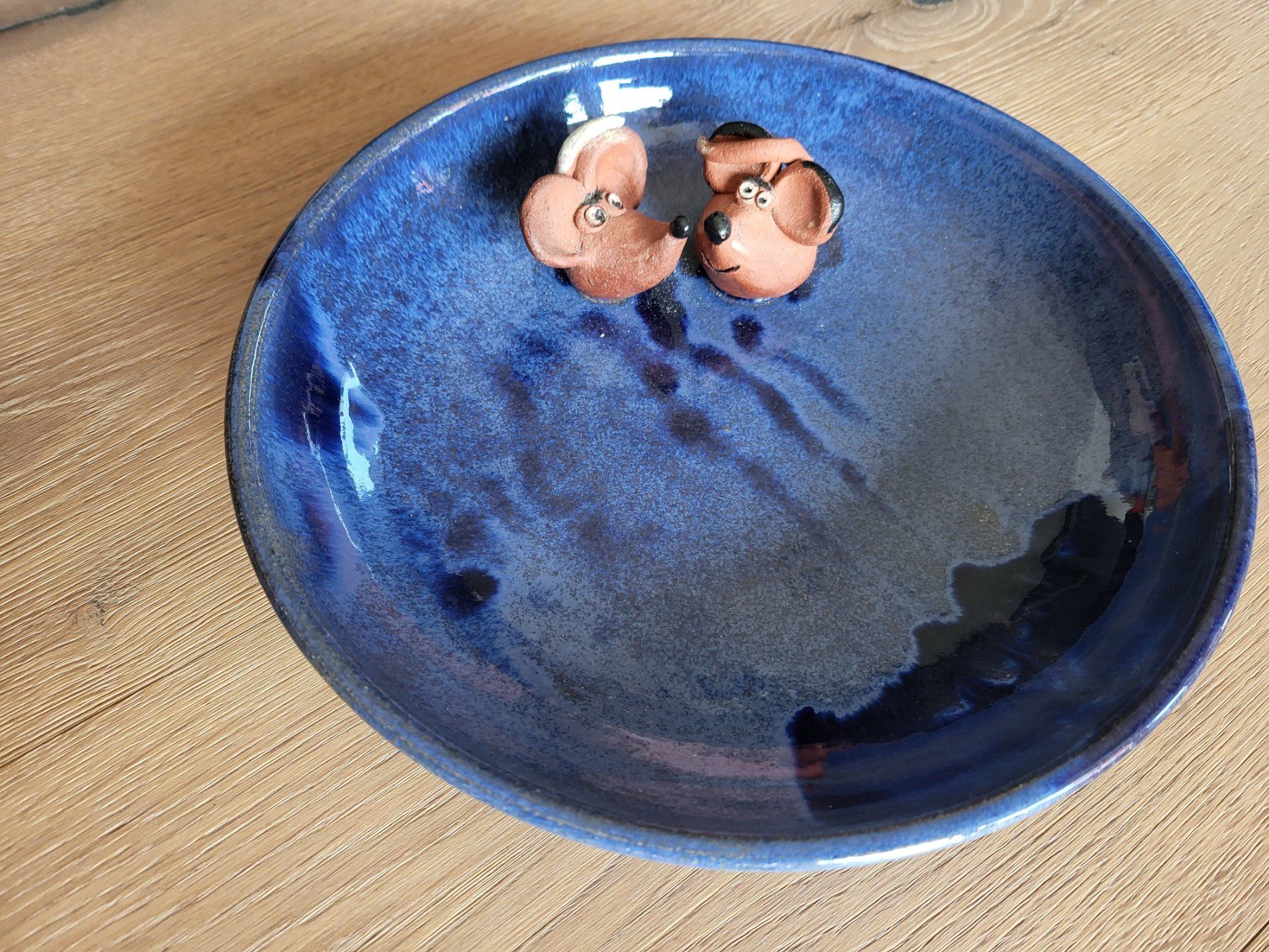 Ciotole: Keramikschale mit Mäuschen – Usato da Walliswil b.Wangen venduto da crazykatl