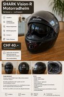 SHARK Vision-R Motorradhelm  Grösse L  schwarz