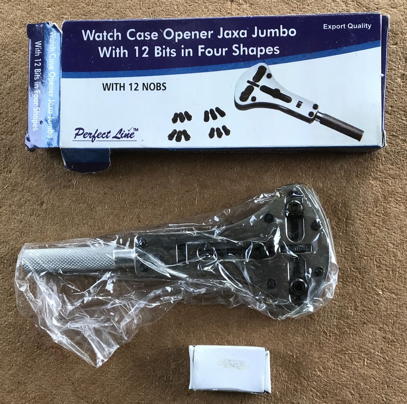 Tutti gli attrezzi: UHRENGEHÄUSEÖFFNER NEU & ORIGINALVERPACKT – Nuovo e nell'imballaggio originale da Ostermundigen venduto da Wyatt-Earp 2