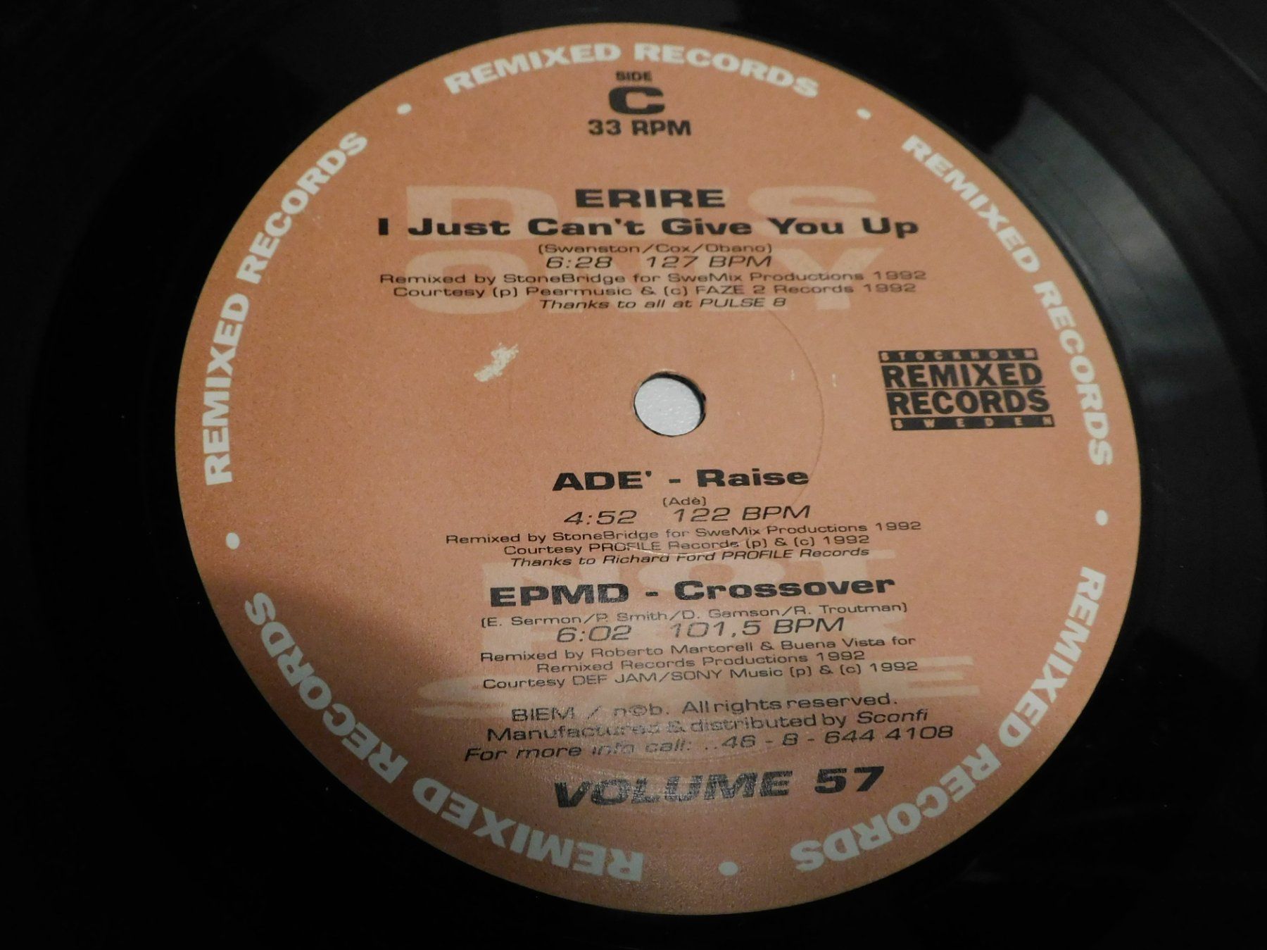 Schallplatten: LP - 1992 - Erire  Mix Remix Trans Remix Trans Techno    LP – Gebraucht aus Sursee von 76