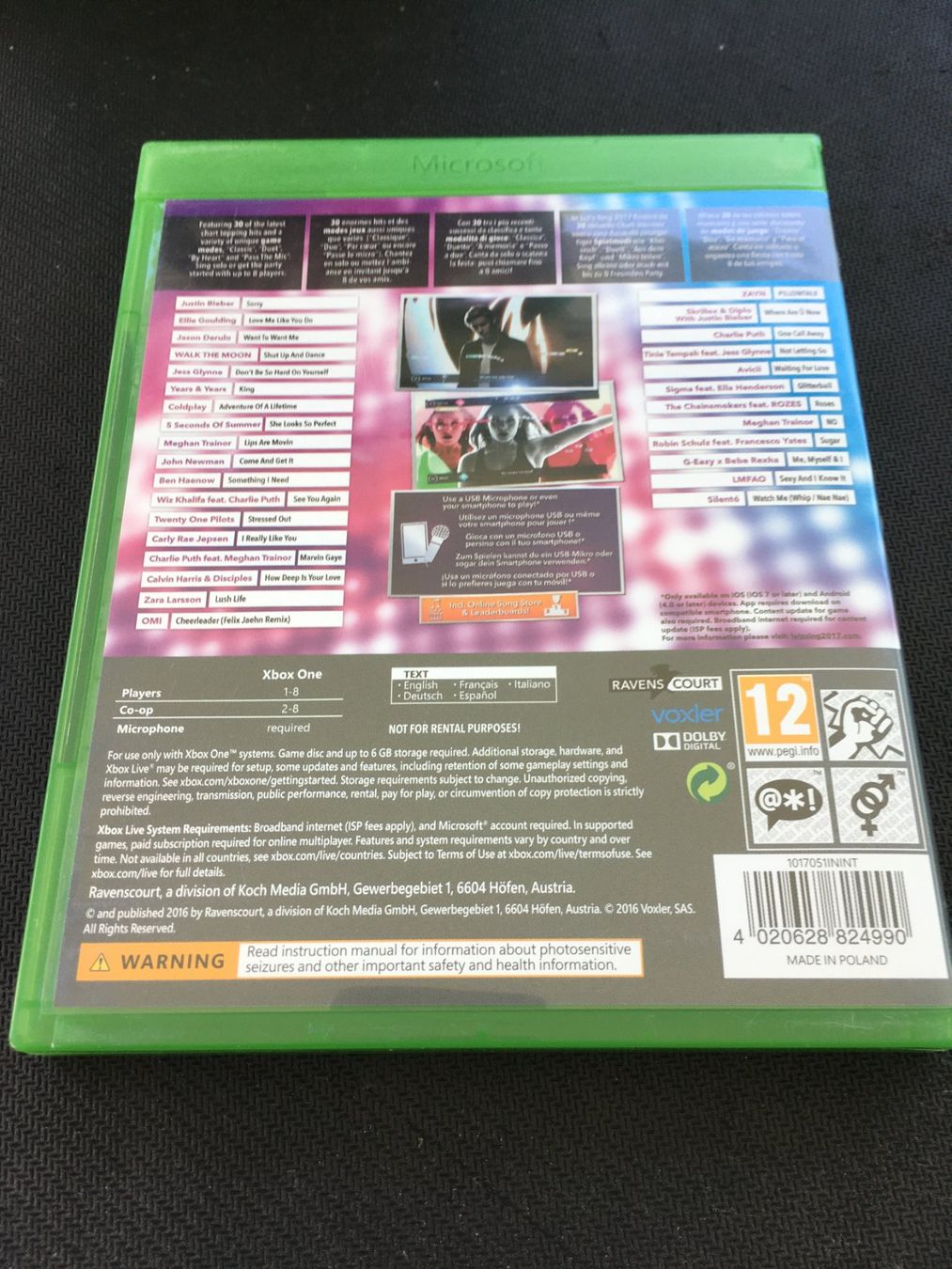 Microsoft Spiele: Let's Sing 2017 - Xbox One Game – Gebraucht aus St.Gallen von Punktchen01 1