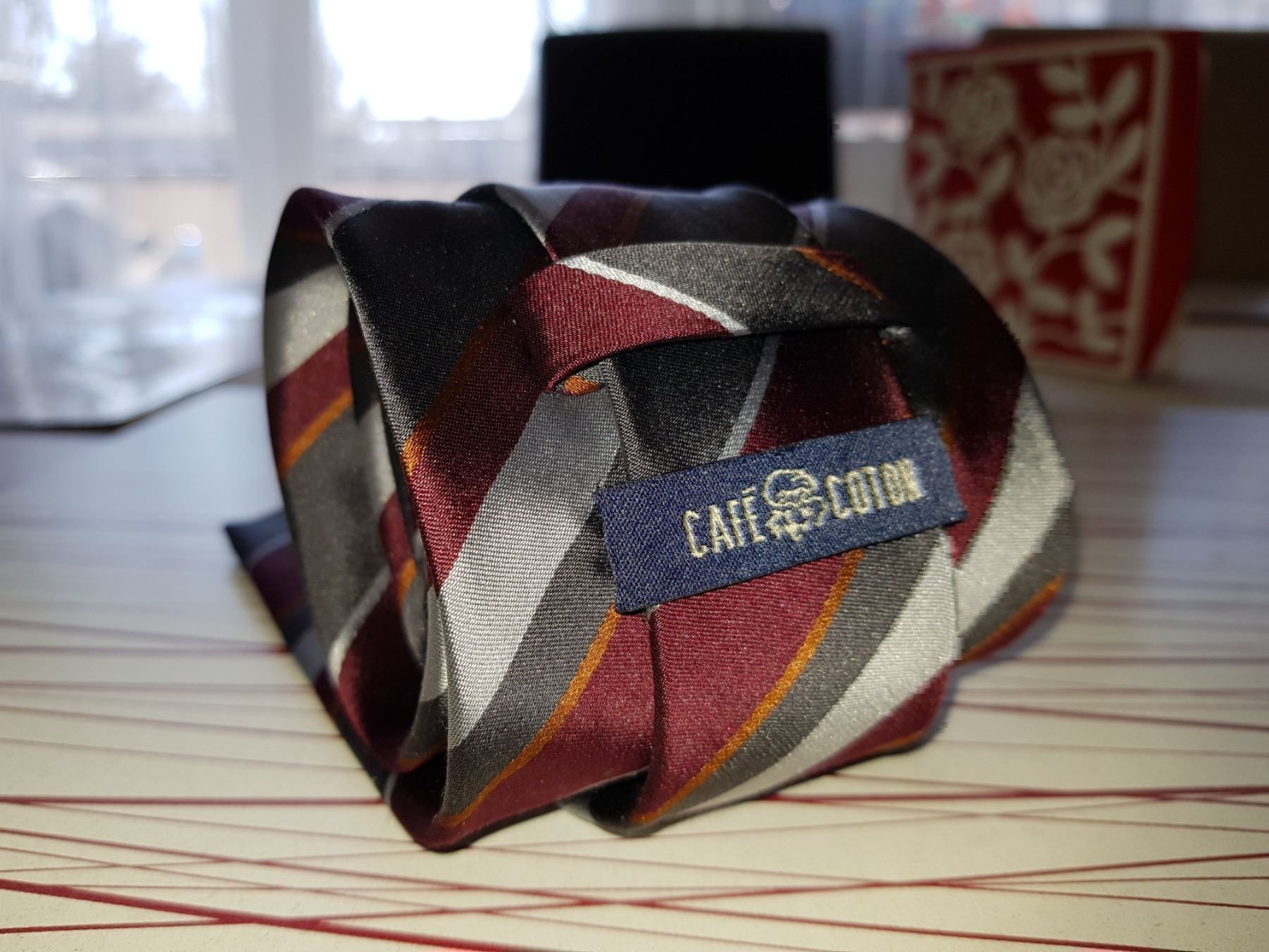 Cravatte: Cravate/Krawatte CAFE COTON – Usato da Cossonay-ville venduto da Super-Price-Quality 3