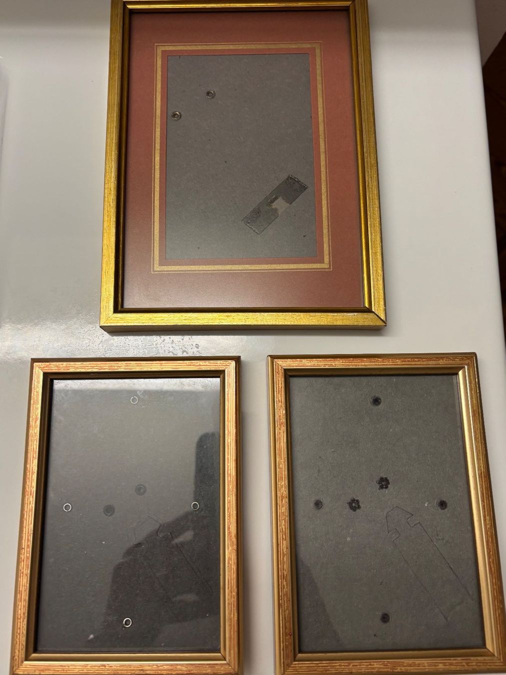 Cornici: 3er Set Vintage Bilderrahmen, goldfarben – Usato da Horgen venduto da uge_pd5p