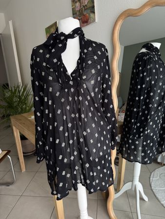 Masai Tunika schwarz-beige