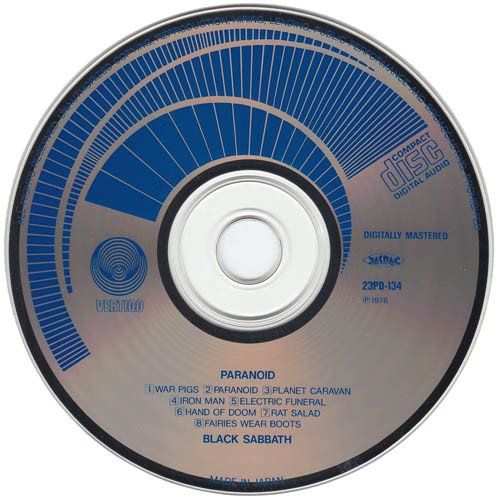 CD: Black Sabbath Paranoid 23PD-134 CD JAPAN – Usato da Altdorf UR venduto da pj7_2g2m 1