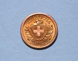 1 Rappen 1851