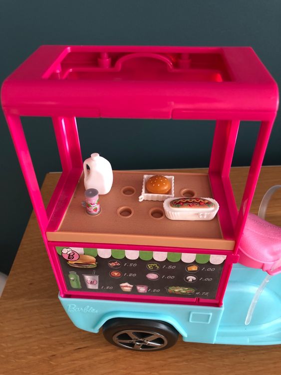 Mattel Barbie scooter food cart / Snackroller Kaufen auf Ricardo