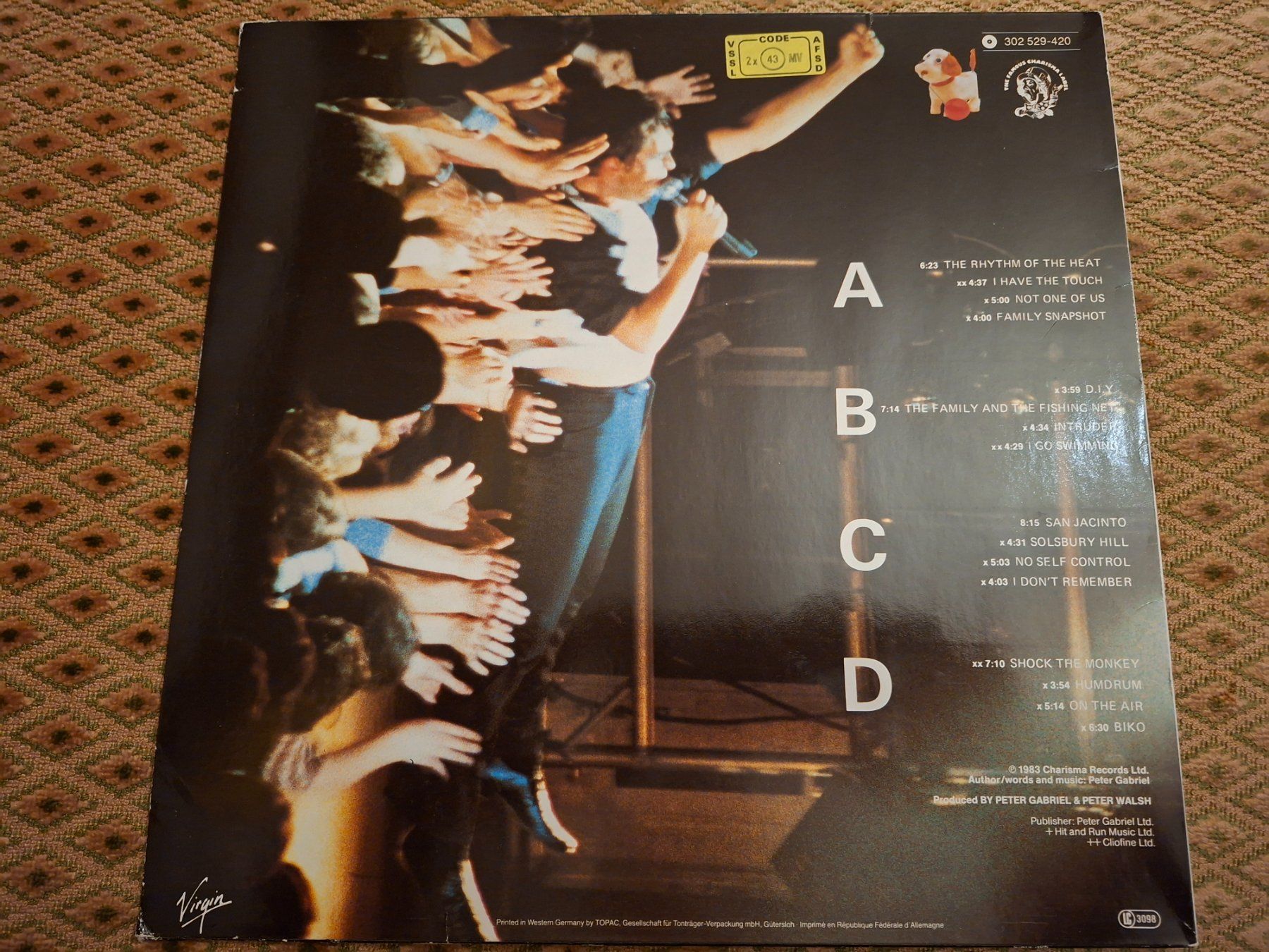 Dischi in vinile: Prog Rock LP - Peter Gabriel Plays Live - 1983 – Usato da Bernex venduto da Wannabehasbeen01 2