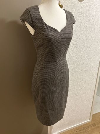 Elegantes Etuikleid braun von H&M Gr. 34