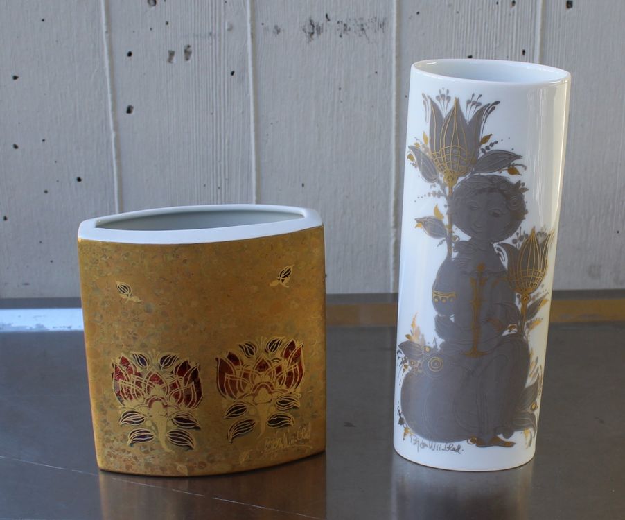 2 alte Porzellan Vasen Rosenthal Studio Line Björn Winblad Kaufen auf