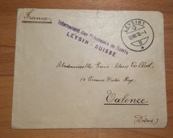 Internierung 1. WK Leysin Brief