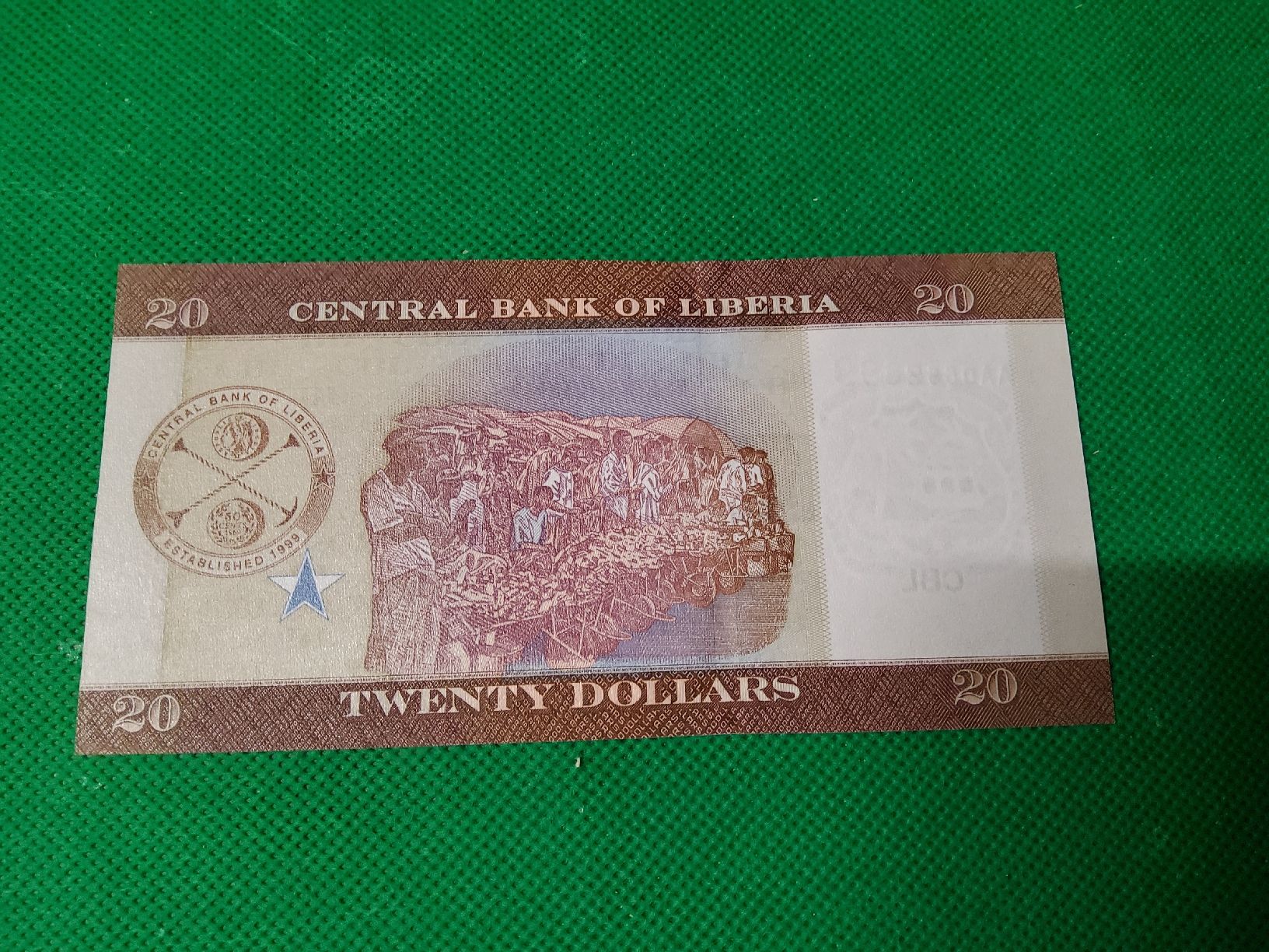 Banconote: Banknote Libéria 2016 NEU – Nuovo e nell'imballaggio originale da Herisau venduto da Nluanalucas 1