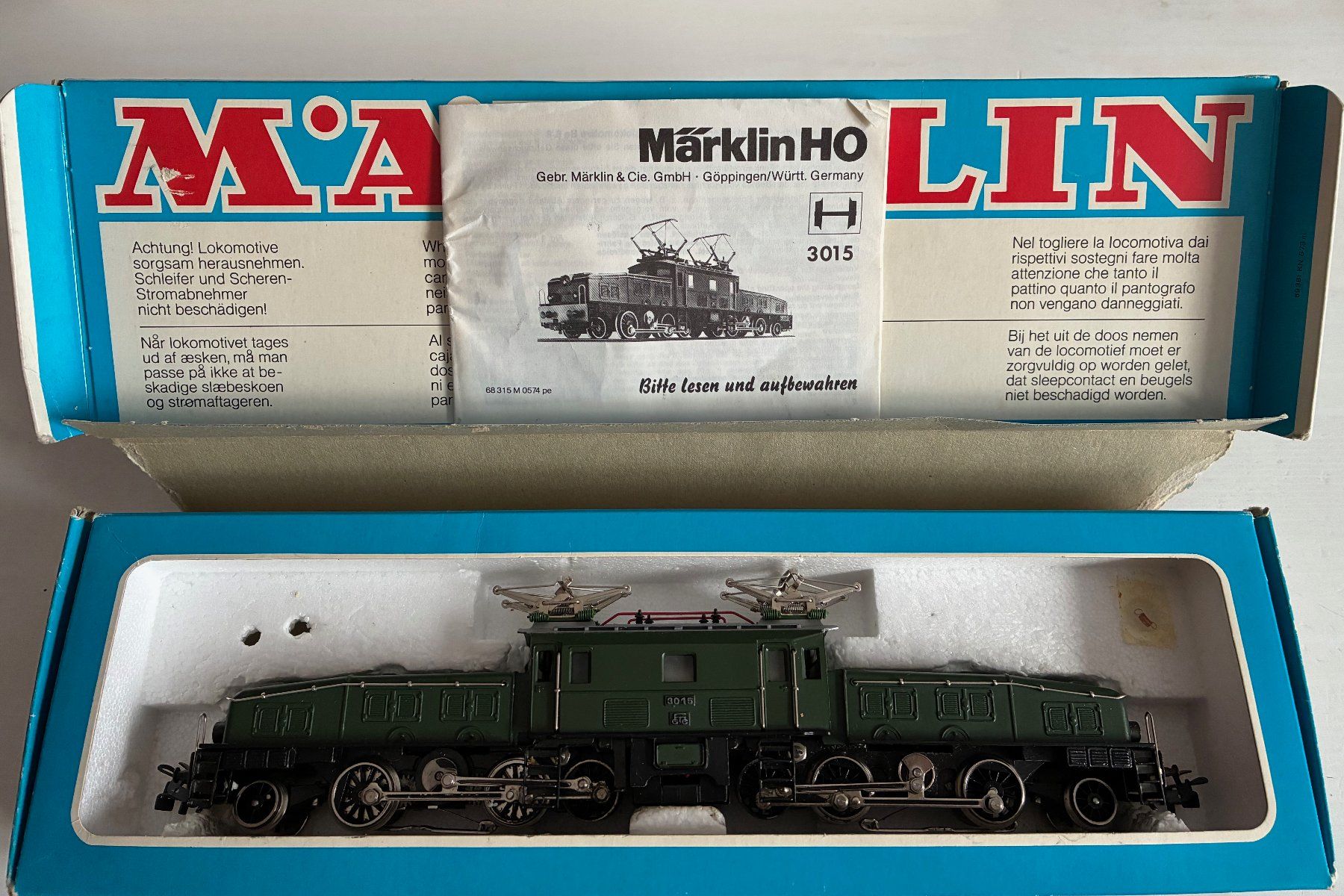 Märklin Modelleisenbahnen: Krokodil Lokomative Be 6/8 Märklin – Gebraucht aus Uznach von Kas-Fri