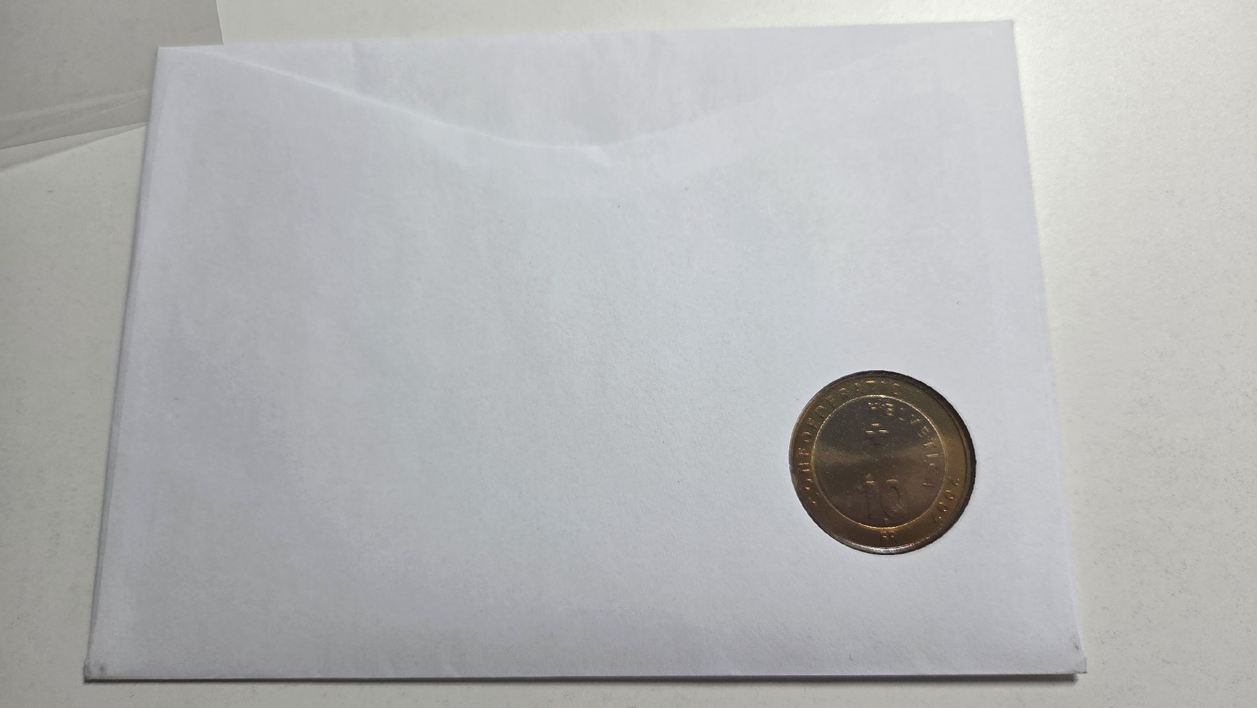 Tutti le monete: 2007 10 Fr Münzbrief Steinbock – Usato da Arni AG venduto da Moth68 1