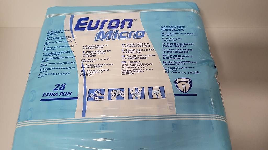 Secchi per pannolini & Pannolini: Euron Micro Extra Plus, 28 Stk., Inkontinenz Einlagen NEU – Usato da Zofingen venduto da Loop_ReSale 1