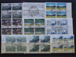 Alle 9    4er Blöcke Freimarken 1998   B2907L