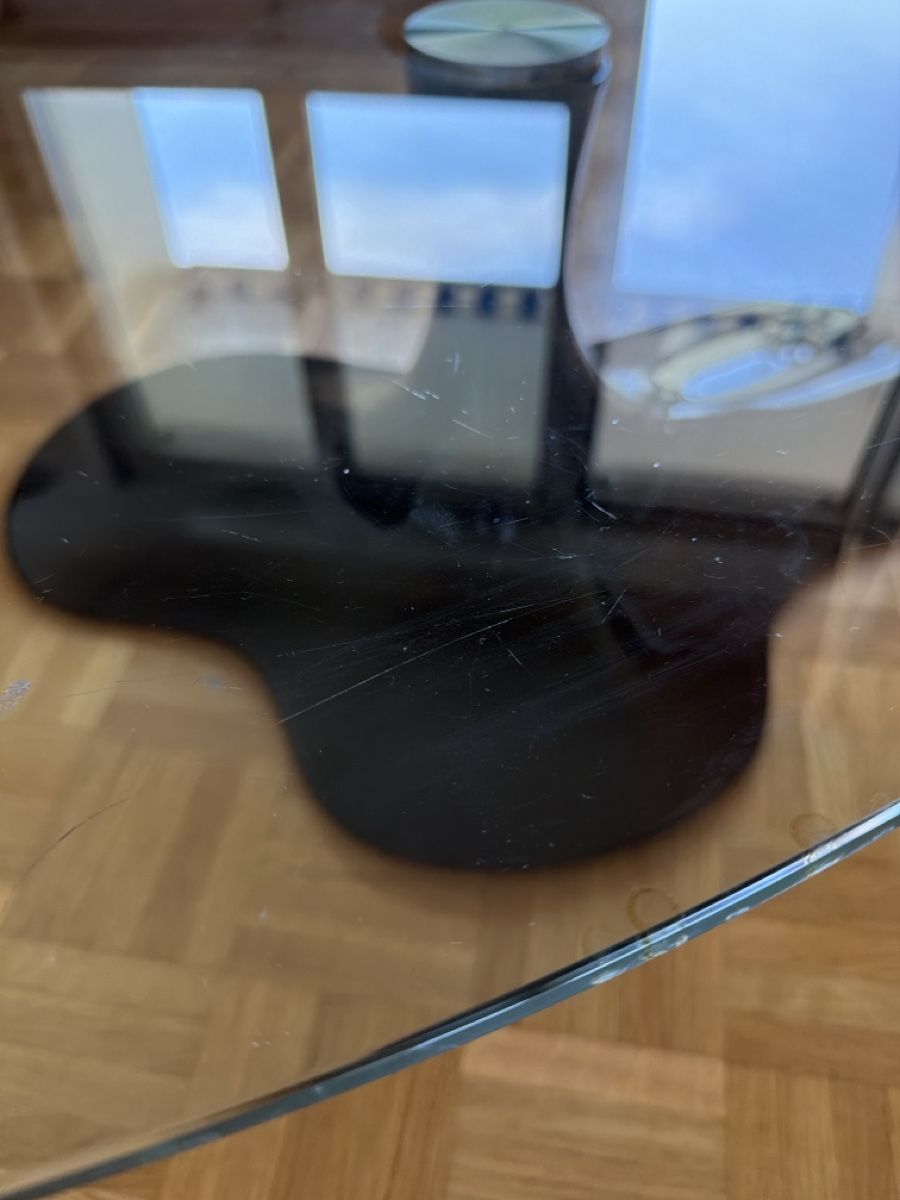 Tavoli: Couchtisch oval aus Glas – Usato da Therwil venduto da Haenky80 3