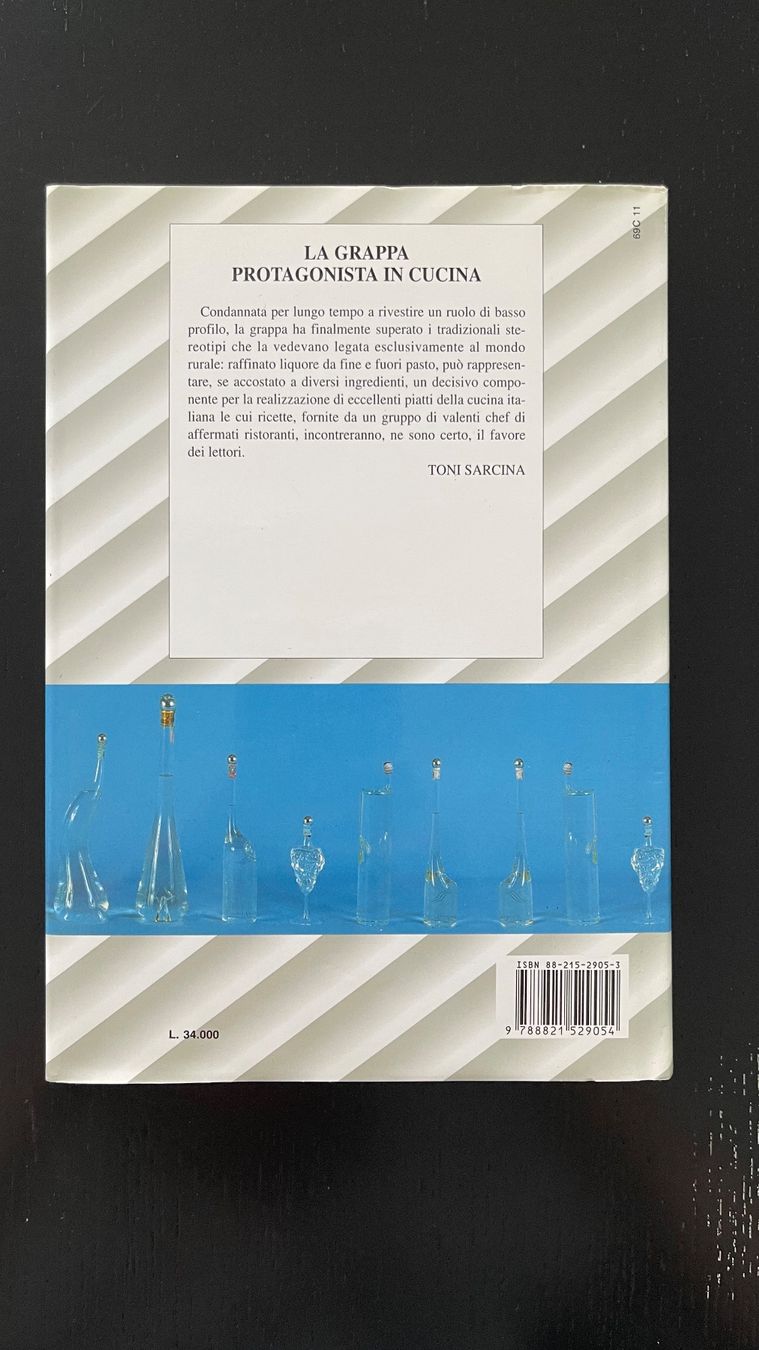 Libri: La grappa e i suoi sapori – Usato da Luzern venduto da Mcleon 1
