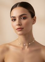 Elegant Pearl Choker Necklace - Classic Style, Perfect Gift