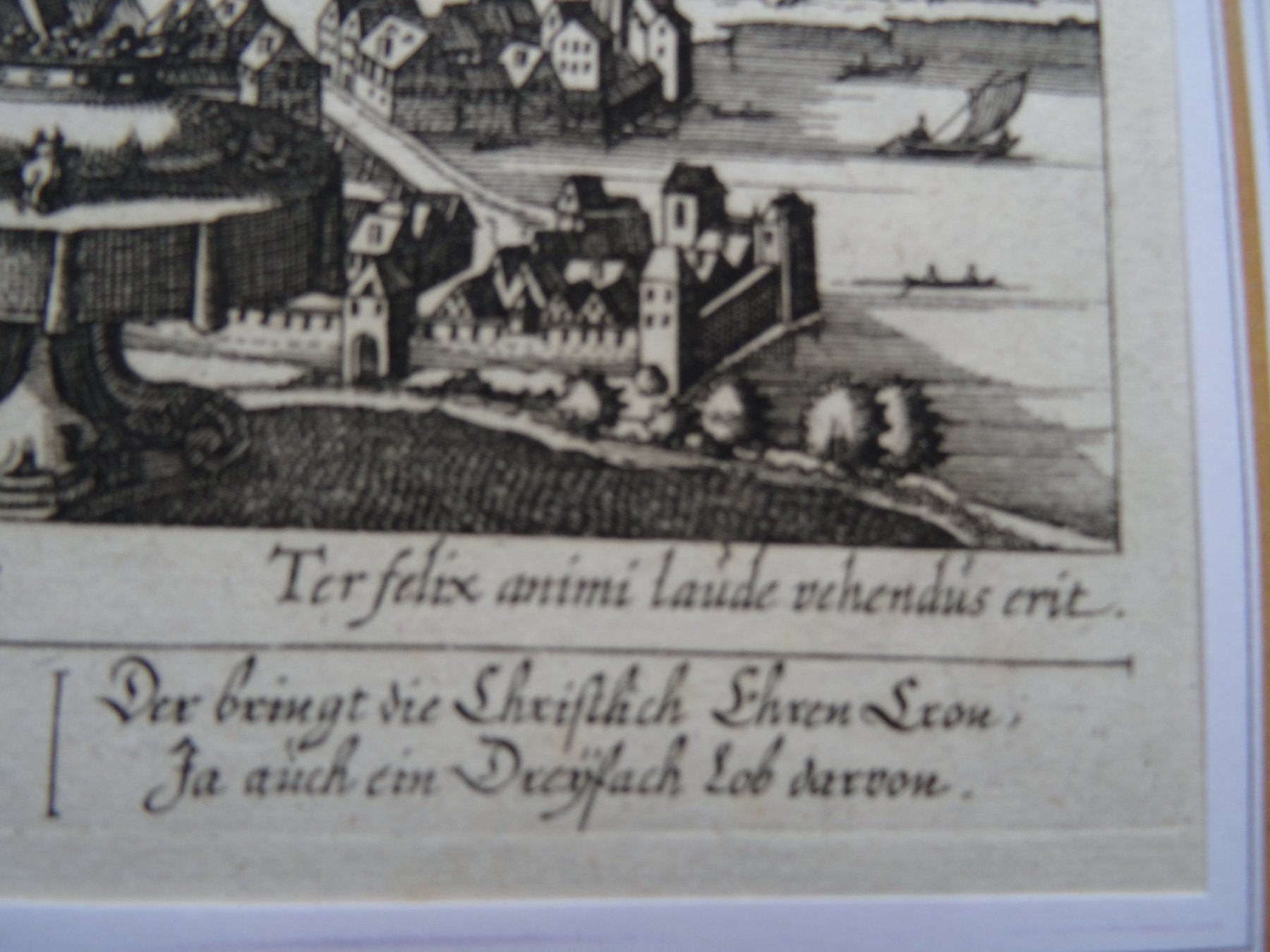 Incisioni: Bern  Thun Kupferstich um 1640 – Usato da Safnern venduto da Wstussi 1