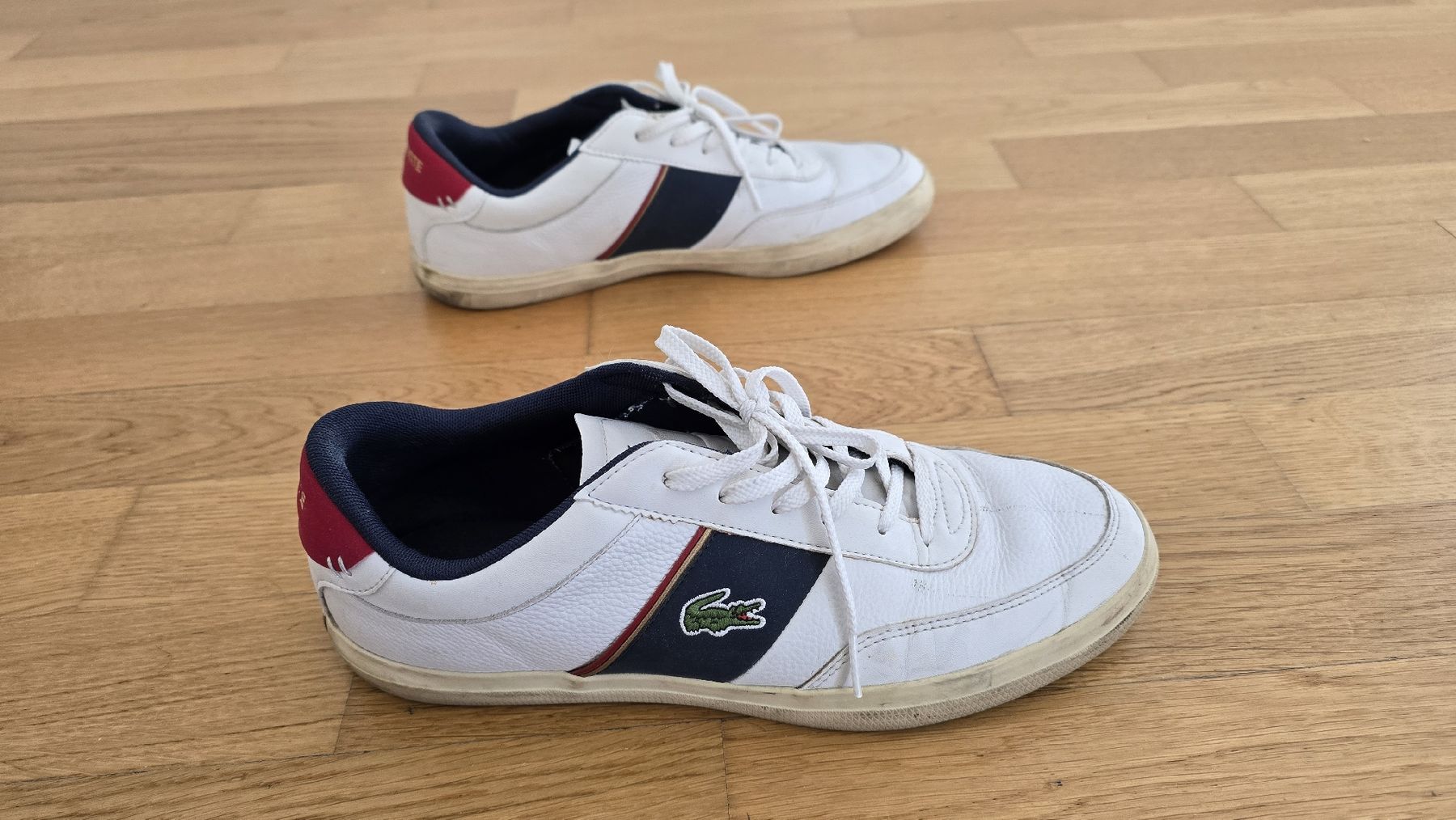 Lacoste Scarpe da uomo: Lacoste Sneaker, Gr. 42, weiss/blau/rot,. – Usato da Romanshorn venduto da kha_wgs8 4