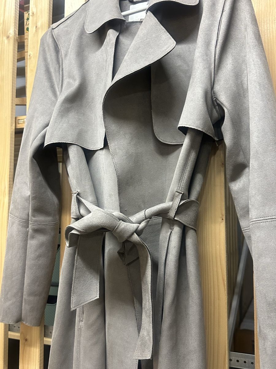 H&M Cappotti: Trenchcoat H&M - Grösse S, braun/grau – Usato da Lenzburg venduto da selabella 1