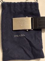 Prada woven nylon belt