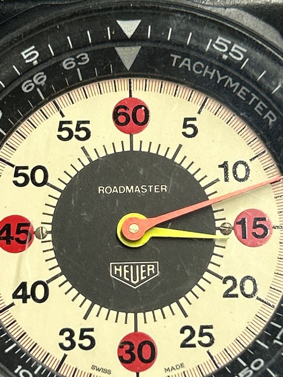 Montre De Poche TAG Heuer Rally - Chronomètre Plateau 62 Mm - Occasion Très Bon état