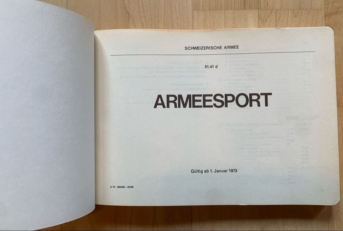 Libri: Reglement 51.41 d Armeesport – Usato da Goldingen venduto da Bergler012 1