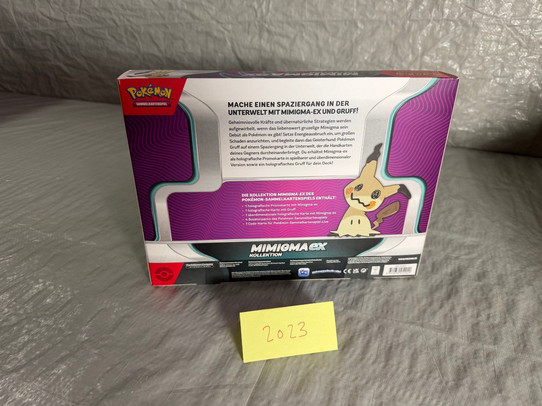 Pokémon Carte collezionabili: POKEMON-MIMIGMA KOLLEKTION -2023-DE – Nuovo e nell'imballaggio originale da Frick venduto da RC2367 2