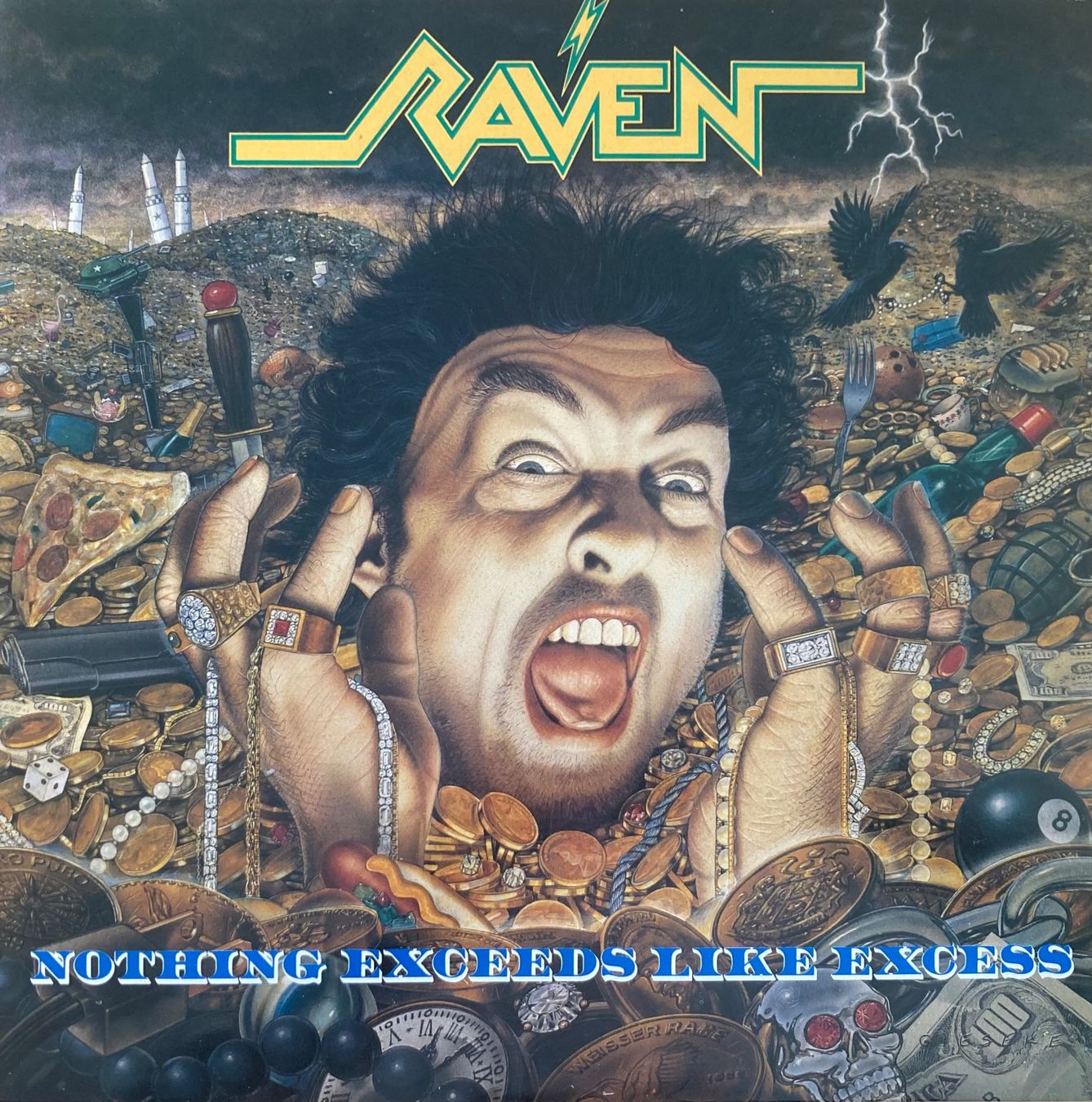 Dischi in vinile: RAVEN - NOTHING EXCEEDS LIKE EXCESS – Usato da Poliez-Pittet venduto da Newtown-Records