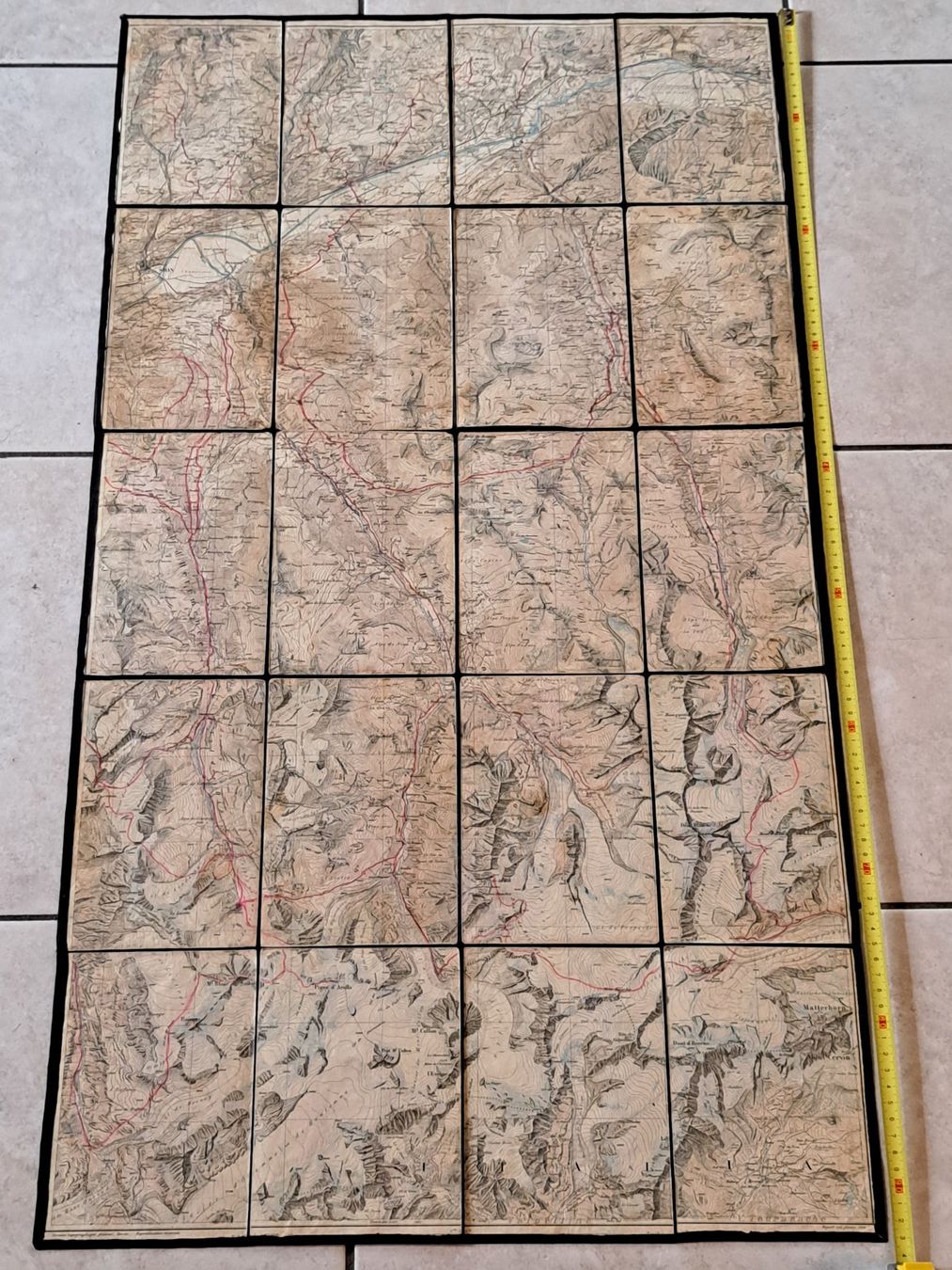 Cartine & Atlanti: ANCIENNE CARTE TOPO POUR ALPINISTE – Usato da couvet venduto da carlin01