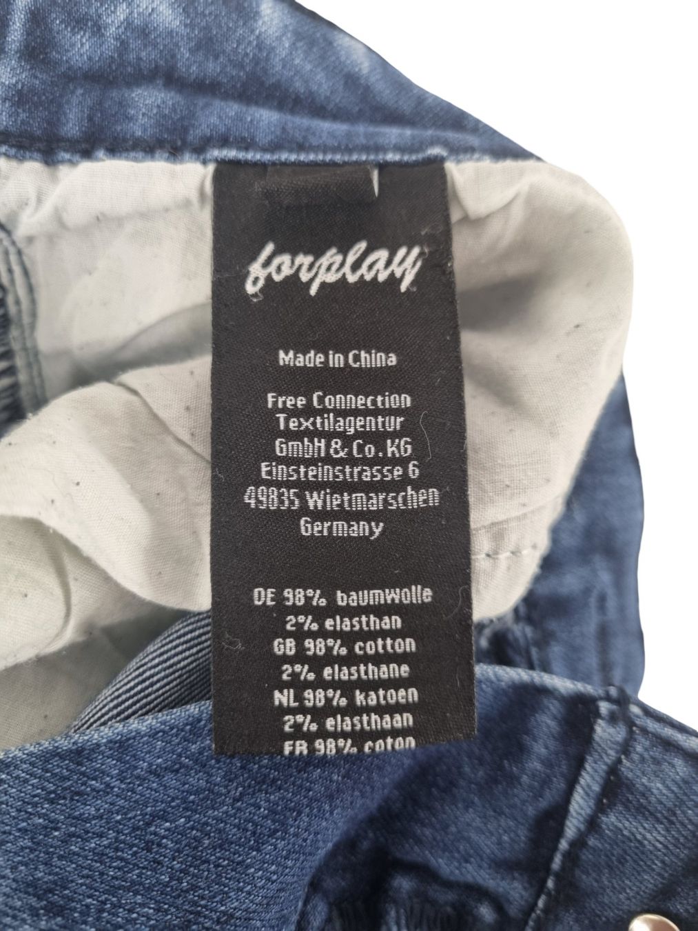 Jeans: FORPLAY Damen Jeans / Straight-Passform, Gr. 33 – Gebraucht aus Wangen b. Olten von Restwert_Wangen 3