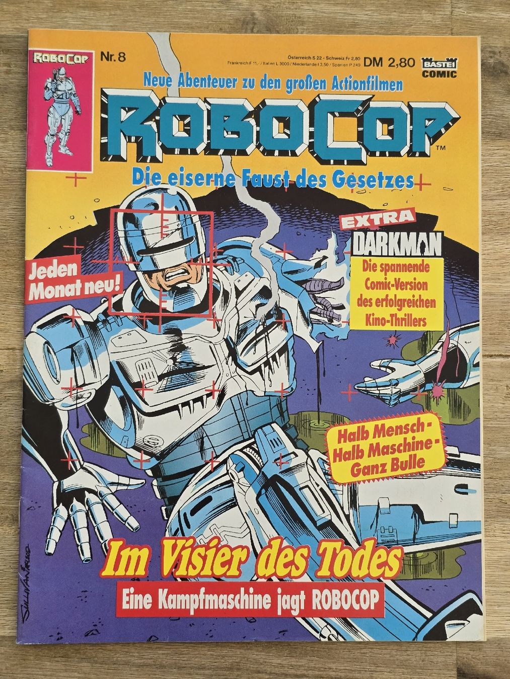 Fumetti: Robocop Bastei Comic Nr. 8 1990 – Usato da Güttingen venduto da Odhin