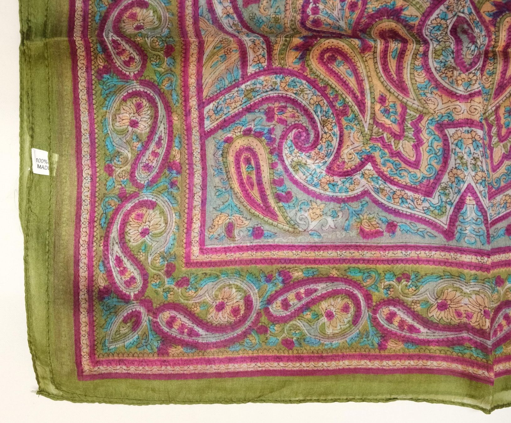 Foulard & Sciarpe: Indischer Schal aus 100% Seide – Nuovo (secondo la descrizione) da Zürich venduto da Masala-Oase 3