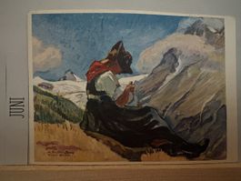 AK mit Kunst von M. Reutter Junod