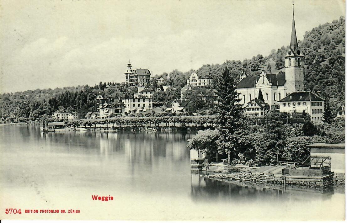 Cartoline postali: Weggis – Usato da Hochdorf venduto da Ziegel-16