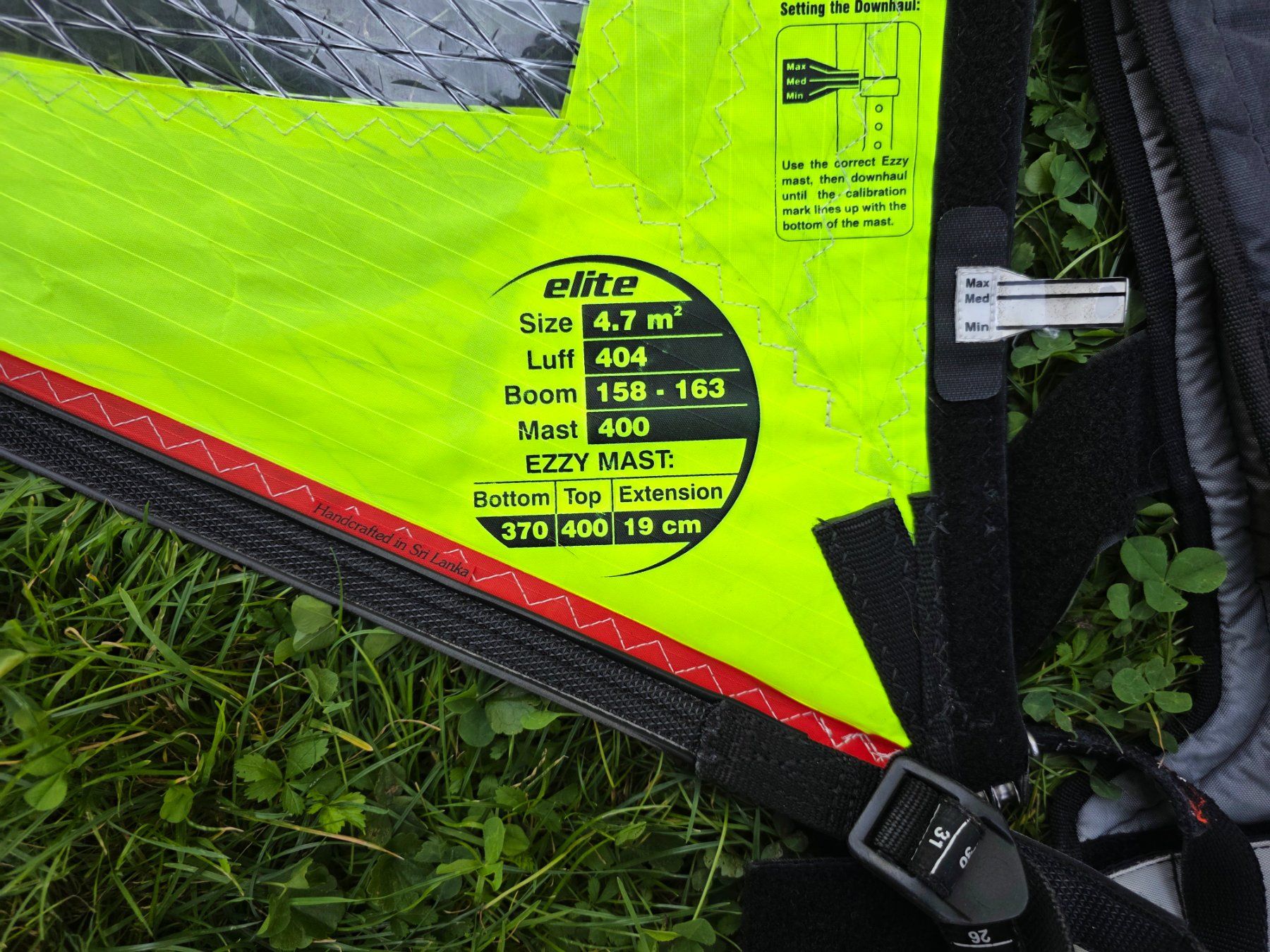 Surf: Windsurfsegel Ezzy elite 4,7 – Usato da Buchs SG venduto da swisssurfer007 2