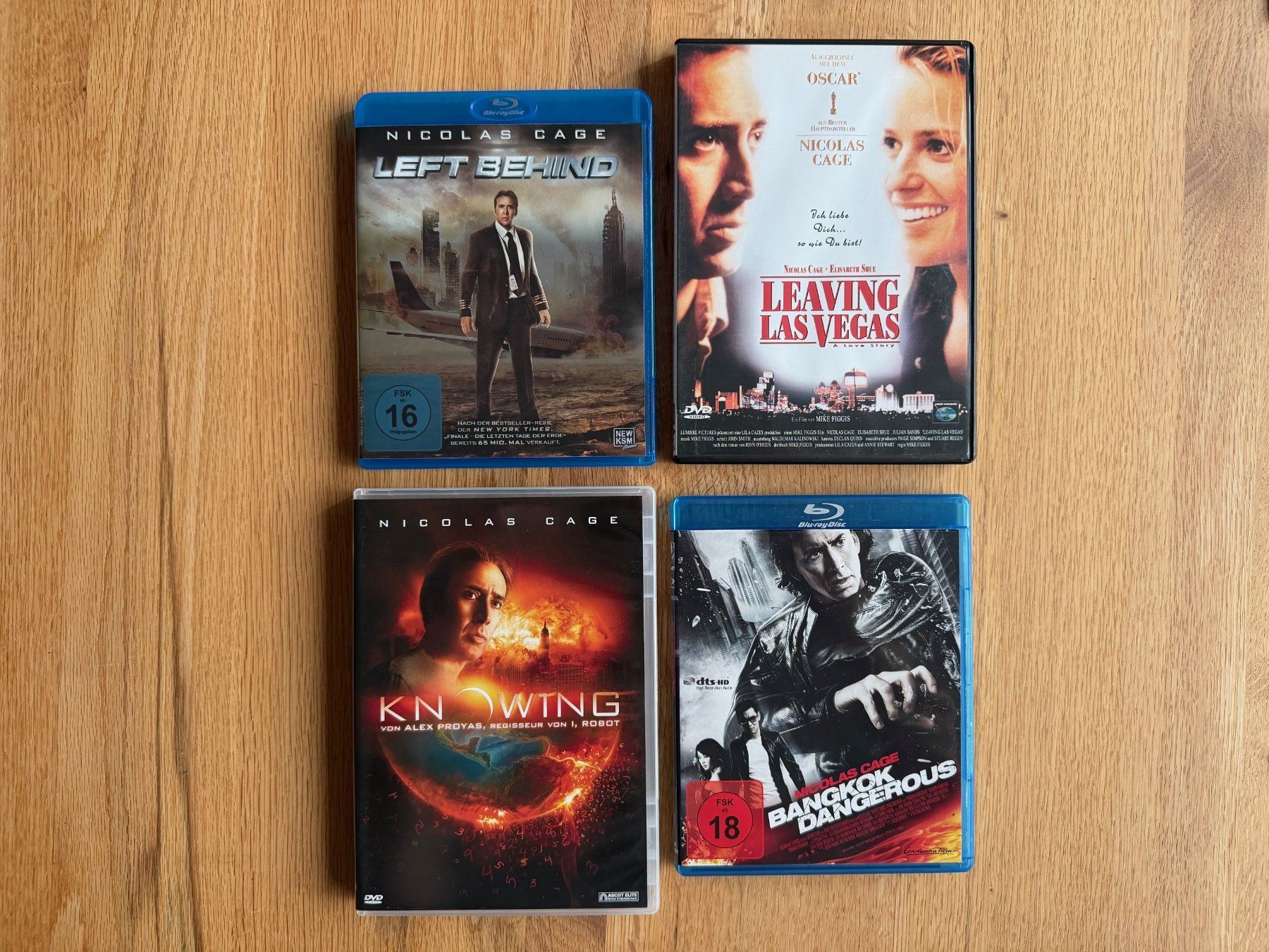 Tutti i DVDs: 4 Nicolas Cage DVDs – Usato da Tübach venduto da BonnevilleMotors