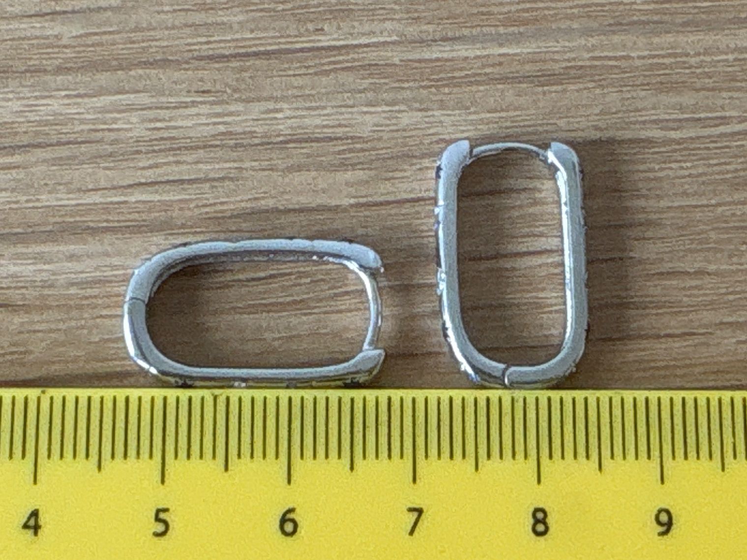 Orecchini pendenti & Orecchini a lobo: Luxus Elegante Ohrstecker  Silberfarben/ weiss blau – Nuovo (secondo la descrizione) da Biel-Bienne venduto da Roserosse13 6