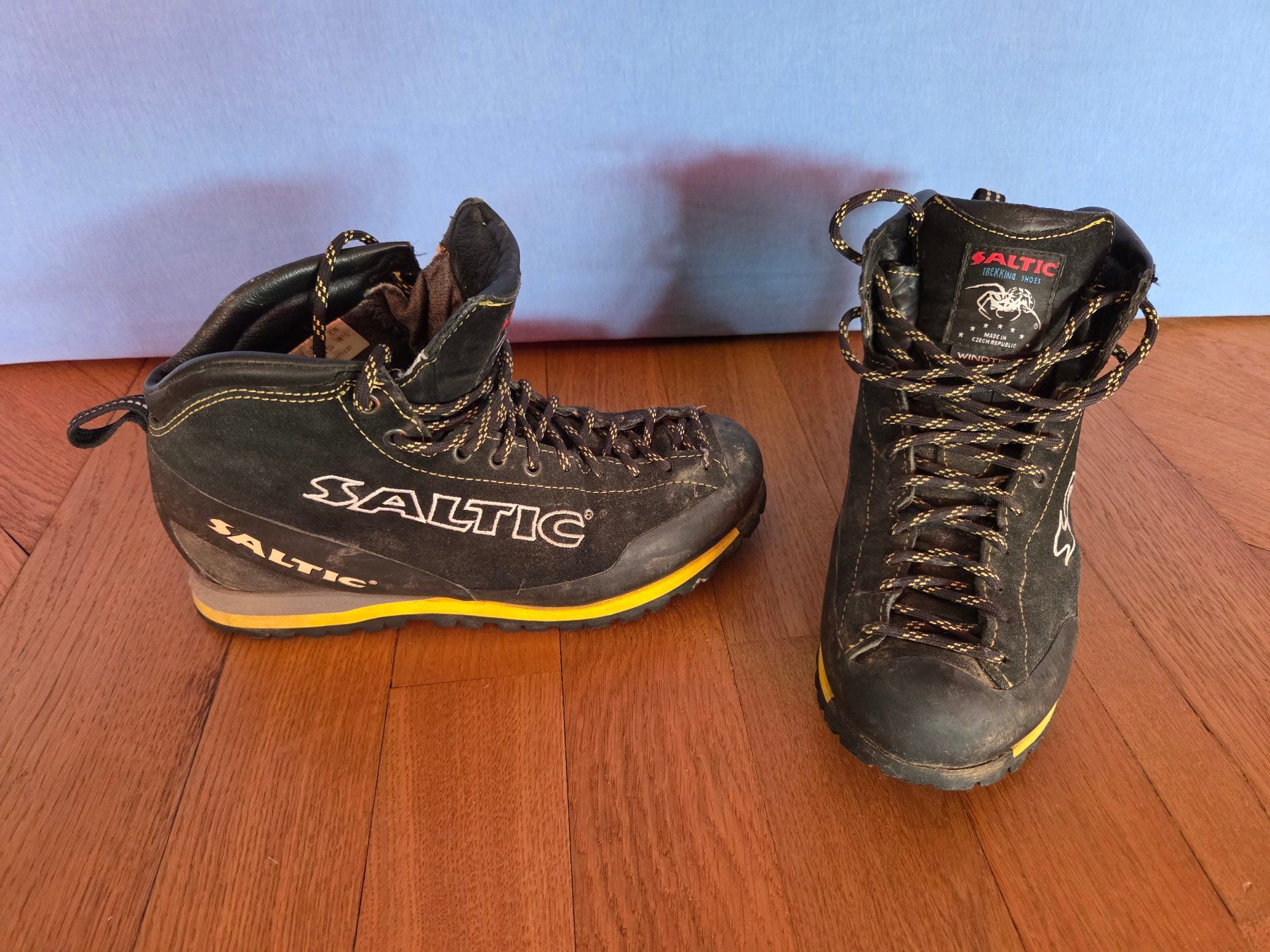 Scarpe da uomo: Wanderschuhe/Trekkingschuhe Saltic Selva GTX, Gr. 41.5 – Usato da Bern venduto da Cvbn