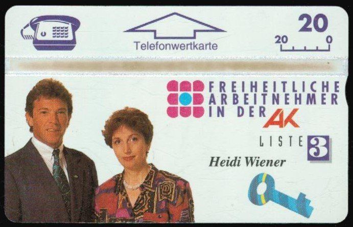 Privat-Telefonkarte Österreich P-366 Heidi Wiener (Gebraucht) in Zürich ...