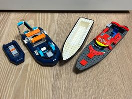 4x Lego Boote Konvolut