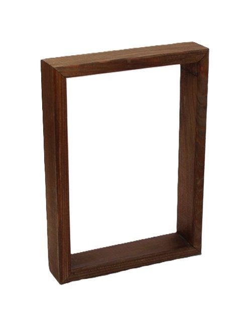 Articoli in legno: Holzrahmen dunkelbraun – Nuovo (secondo la descrizione) da Schlatt TG venduto da kreativ-atelier